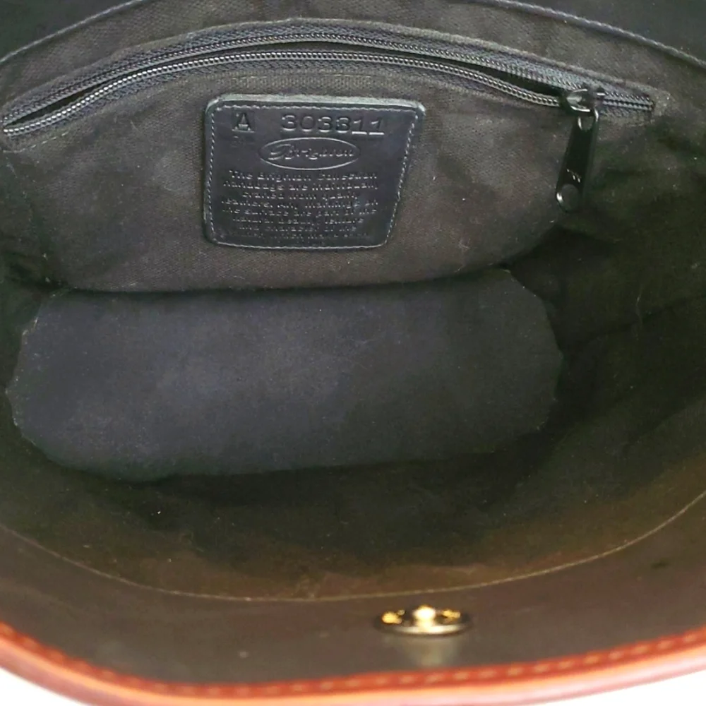Brighton Black and Brown Tote Bag